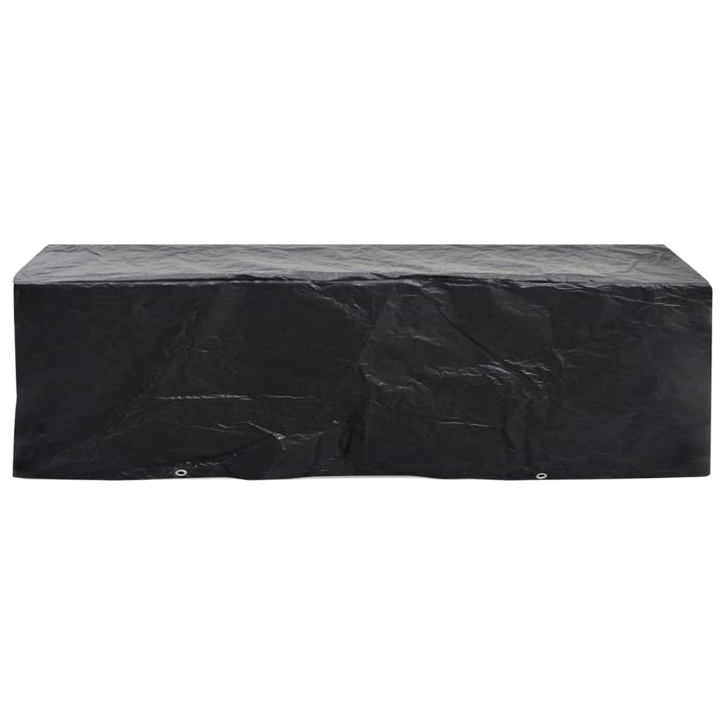 Ligbeddenhoes met 8 oogjes 218x77x55 cm