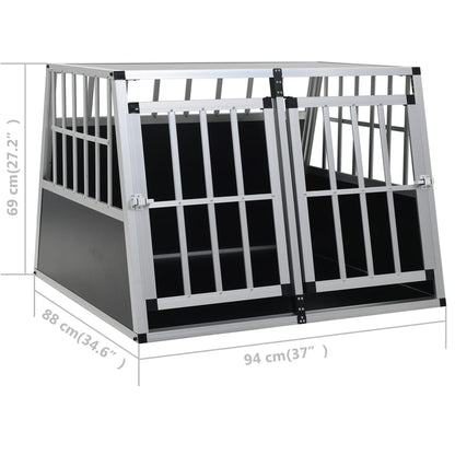 Hondenbench Met Dubbele Deur 94 x 88 x 69 cm