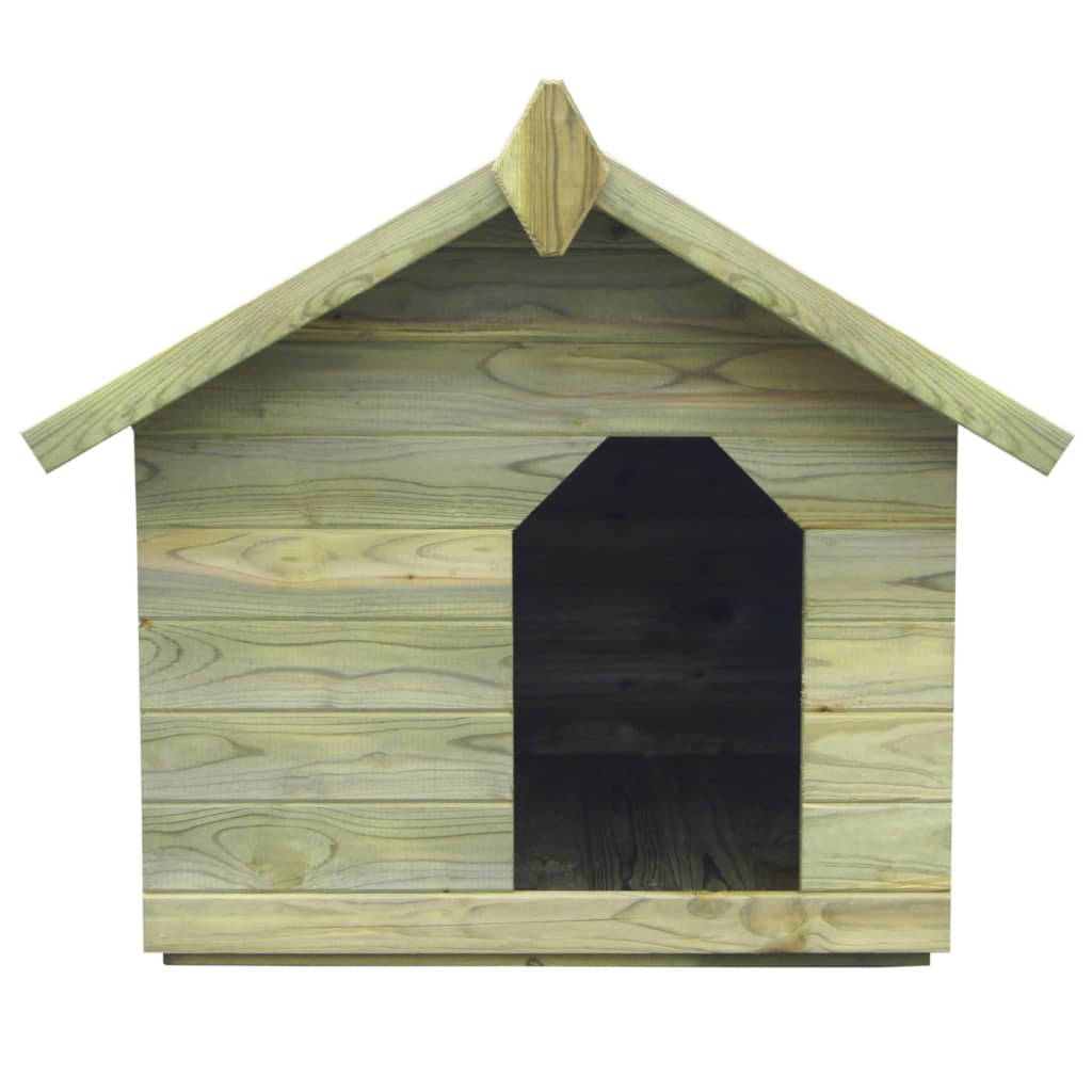 Hondenhok Voor Tuin Met Opklapbaar Dak Geïmpregneerd Grenenhout 85 x 103 x 77 cm