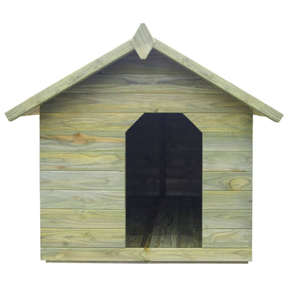 Hondenhok Met Opklapbaar Dak Geïmpregneerd Grenenhout 105 x 153 x 98 cm
