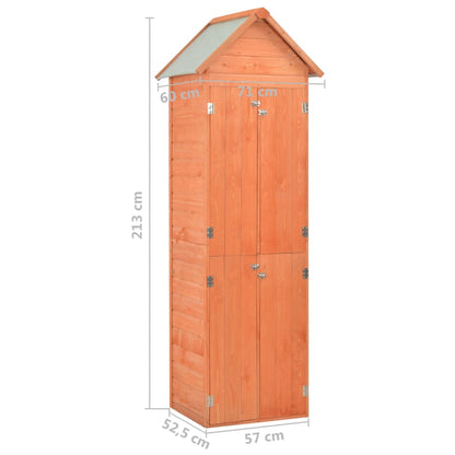 Tuinberging 71x60x213 cm hout