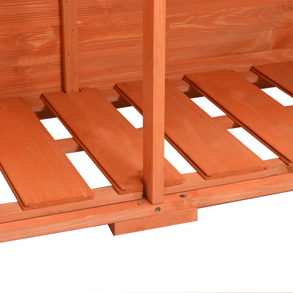 Tuinberging 128x42x91 cm hout
