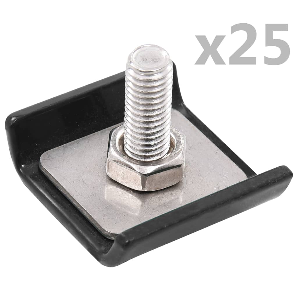 Rastermatverbinding 25 Sets Antraciet