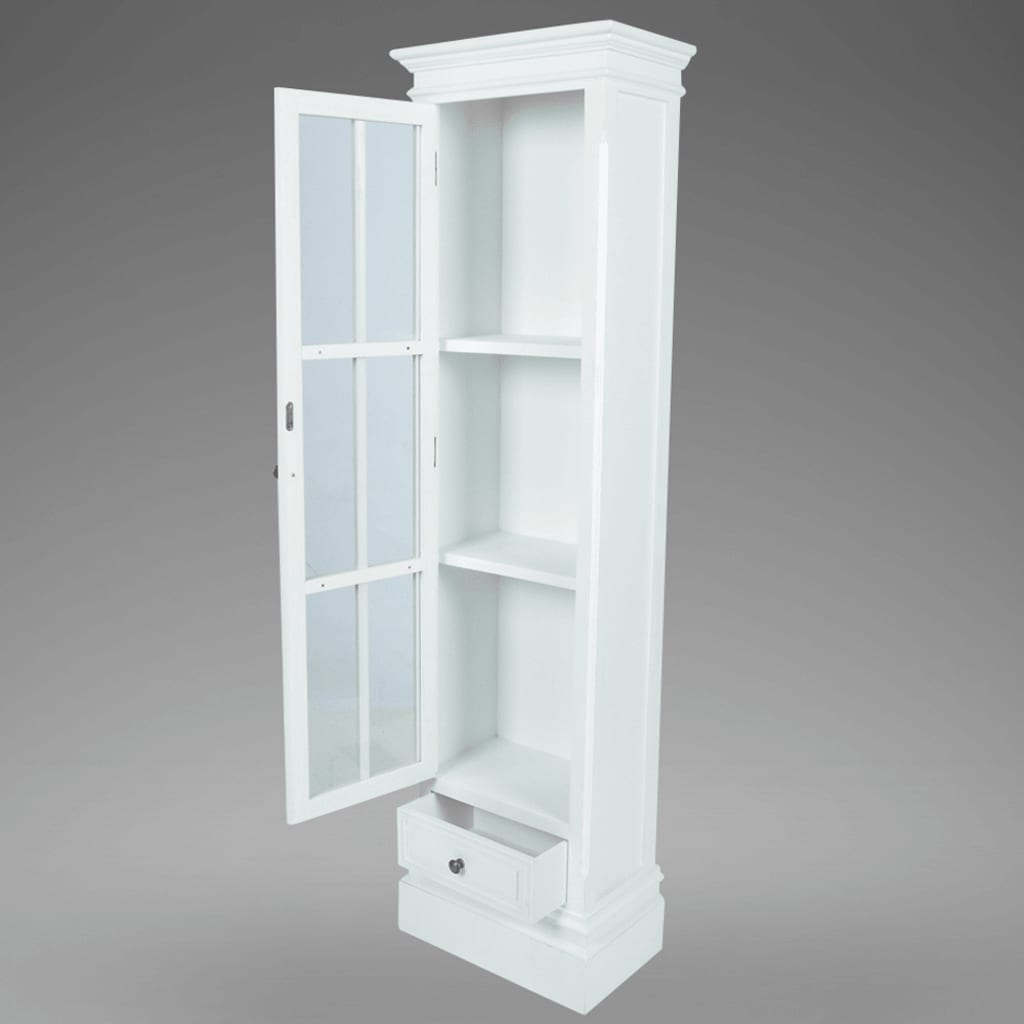 Boekenkast met 3 schappen hout wit