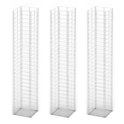 3-Delige Schanskorfset Gegalvaniseerd Draad 25 x 25 x 150 cm