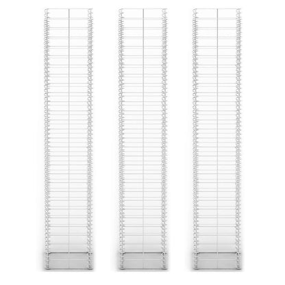 3-Delige Schanskorfset Gegalvaniseerd Draad 25 x 25 x 150 cm