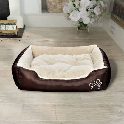 Vidax Hondenmand Met Gevoerd Kussen l Beige