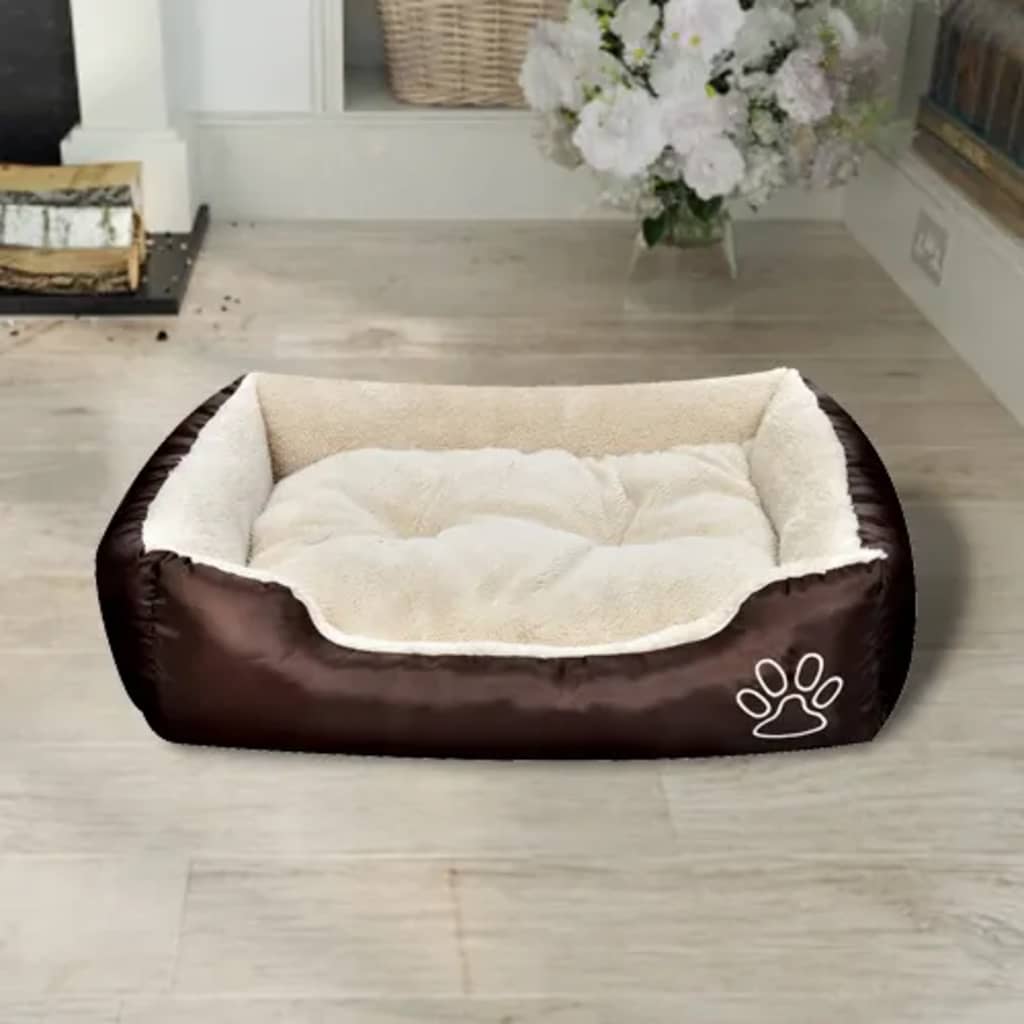 Vida Hondenmand Met Gevoerd Kussen xl Beige