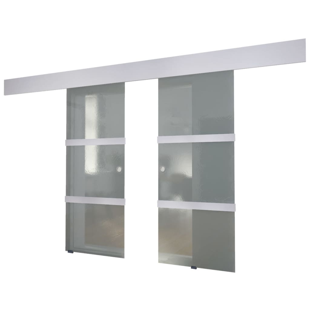 Dubbele schuifdeur glas