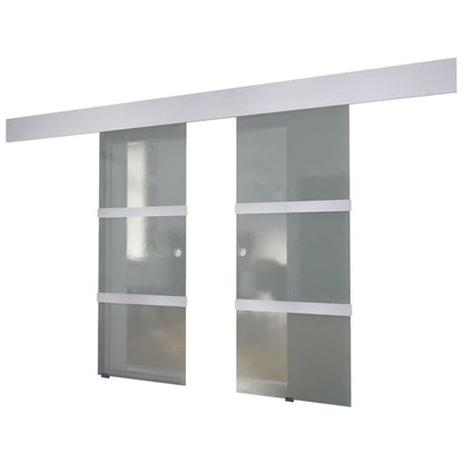 Dubbele schuifdeur glas