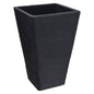 Progarden Bloempot Geribbeld 55 Cm Antracietkleurig
