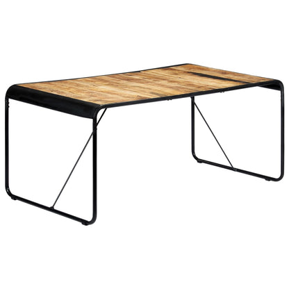 Eettafel 180x90x76 cm massief ruw mangohout