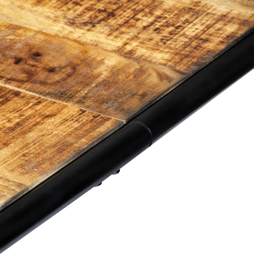 Eettafel 180x90x76 cm massief ruw mangohout
