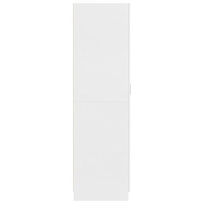 Kledingkast 80x52x180 cm bewerkt hout wit