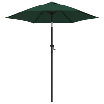 Parasol 200x224 cm aluminium groen