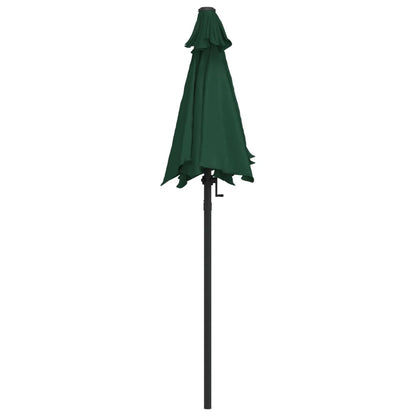 Parasol 200x224 cm aluminium groen
