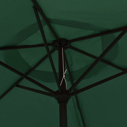 Parasol 200x224 cm aluminium groen