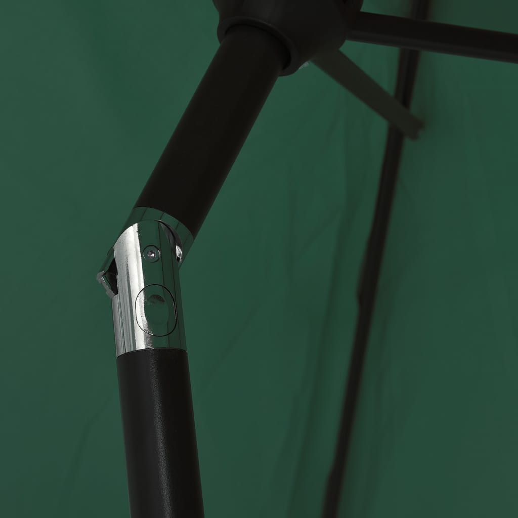 Parasol 200x224 cm aluminium groen