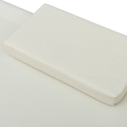 Tuinbed 200x90 cm staal crème