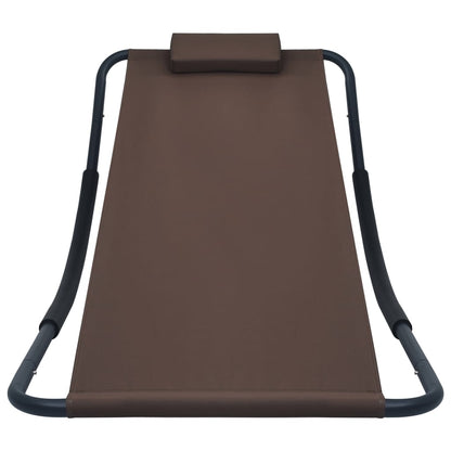 Tuinbed 200x90 cm staal bruin