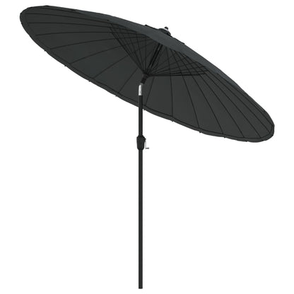 Parasol met aluminium paal 270 cm antraciet