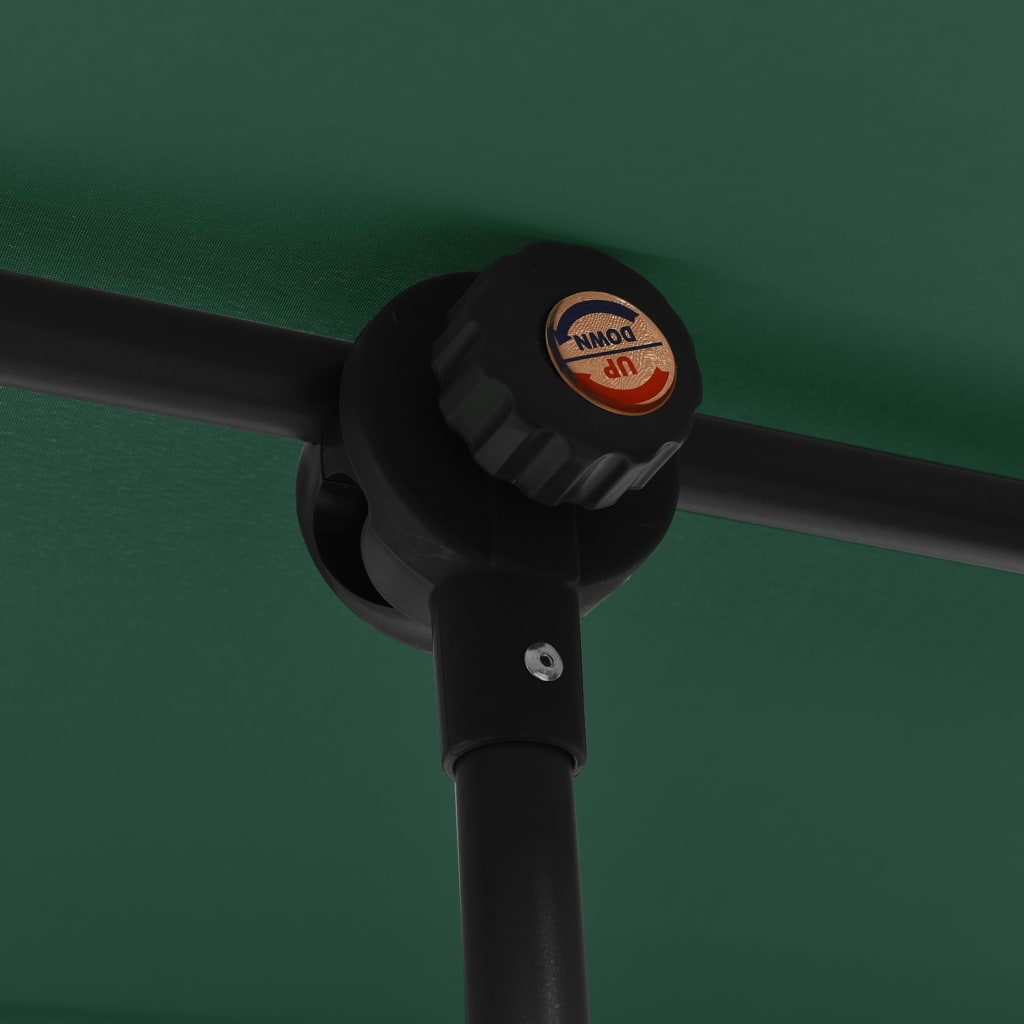 Parasol met aluminium paal 180x110 cm groen