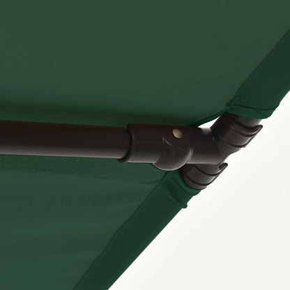 Parasol met aluminium paal 180x110 cm groen