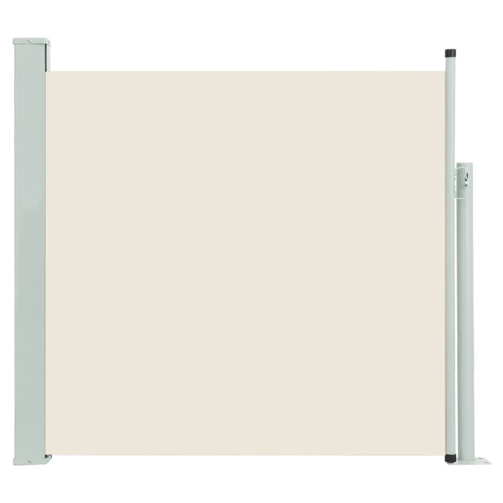 Tuinscherm uittrekbaar 170x300 cm crème