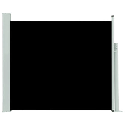 Tuinscherm uittrekbaar 100x300 cm zwart