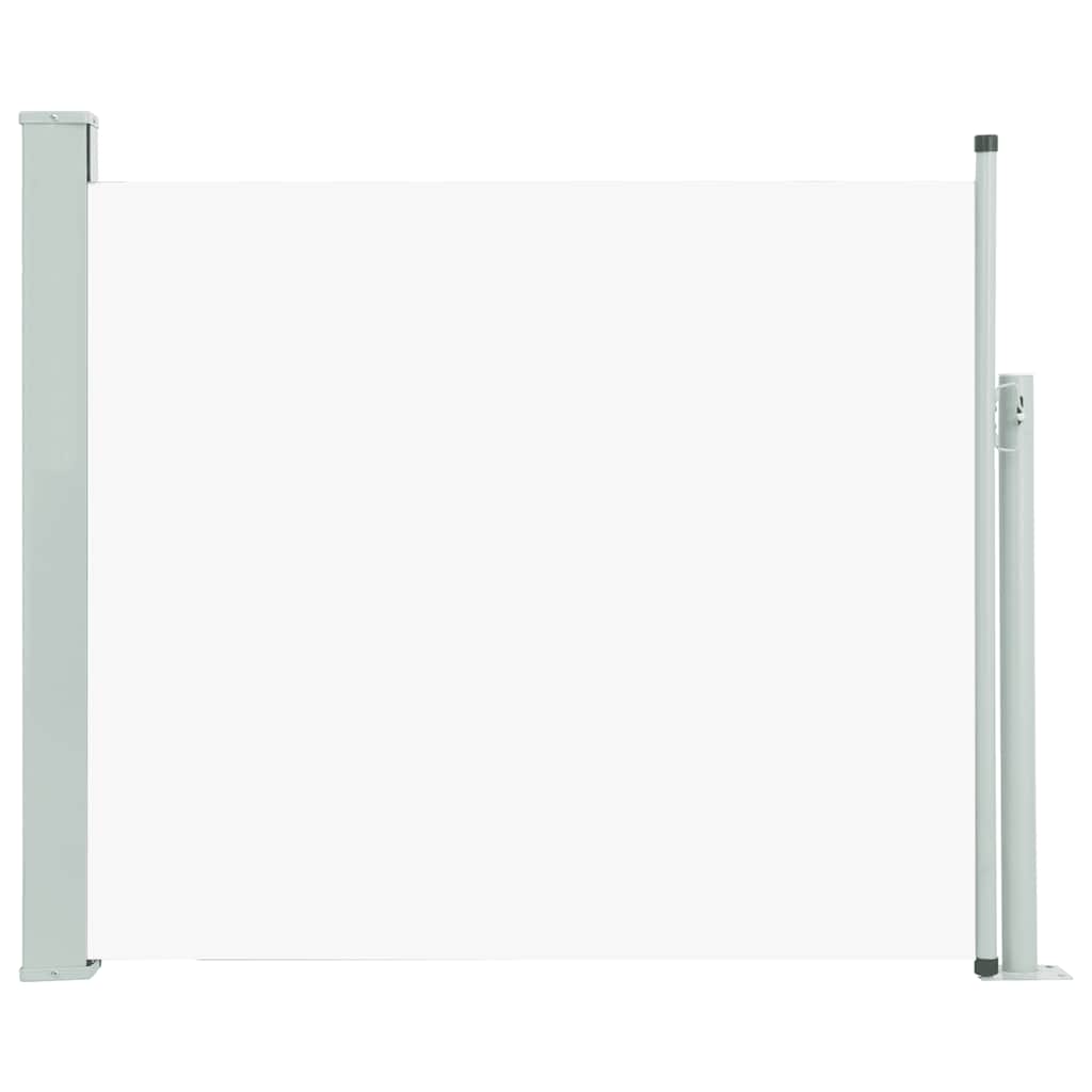 Tuinscherm uittrekbaar 100x300 cm crème