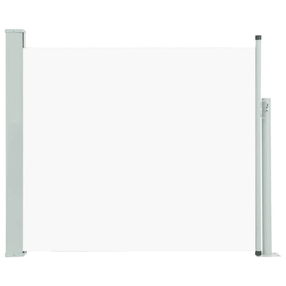 Tuinscherm uittrekbaar 100x300 cm crème