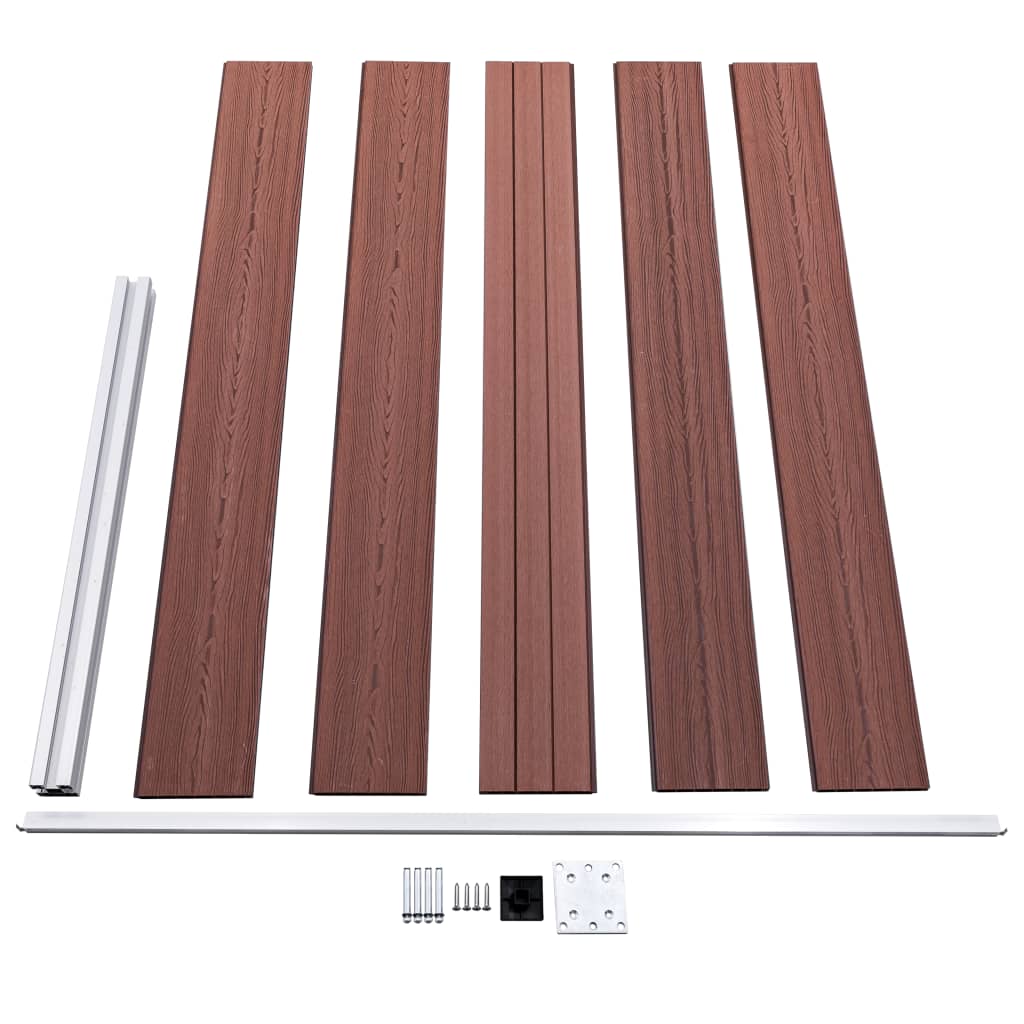 Schutting 175x105 cm HKC bruin