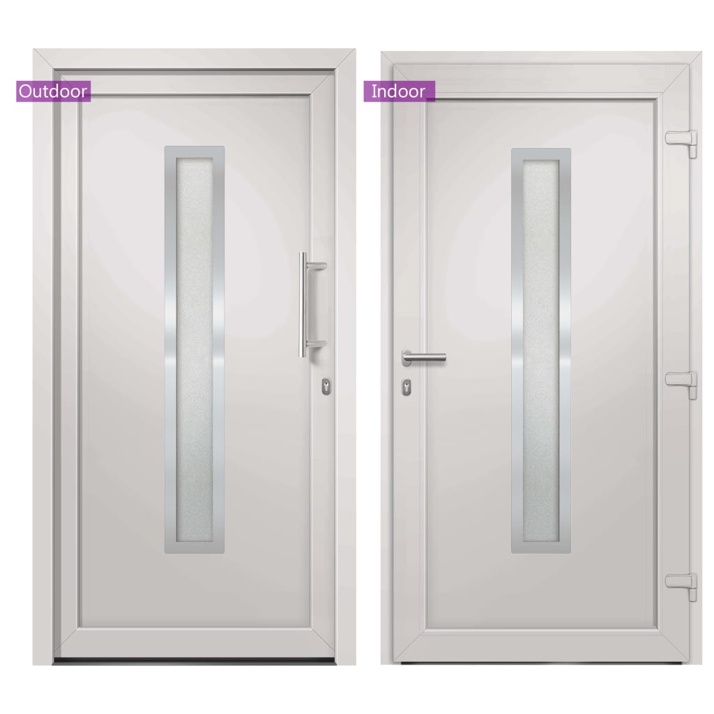 Voordeur 98x190 cm wit