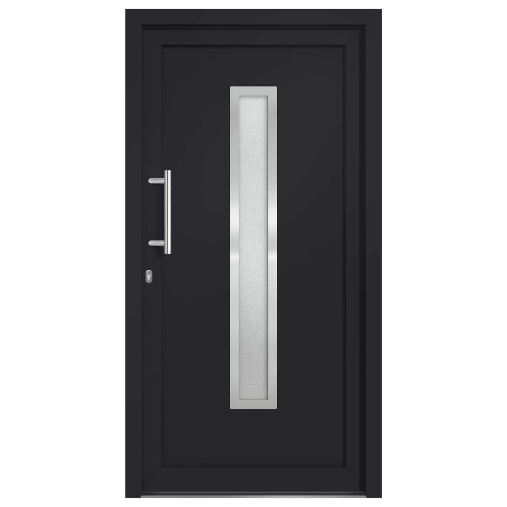 Voordeur 98x208 cm antraciet