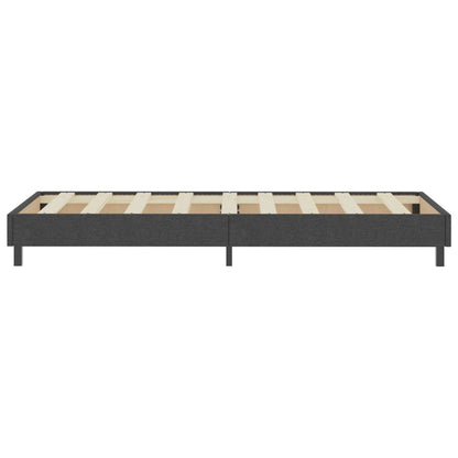Boxspringframe stof grijs 80x200 cm