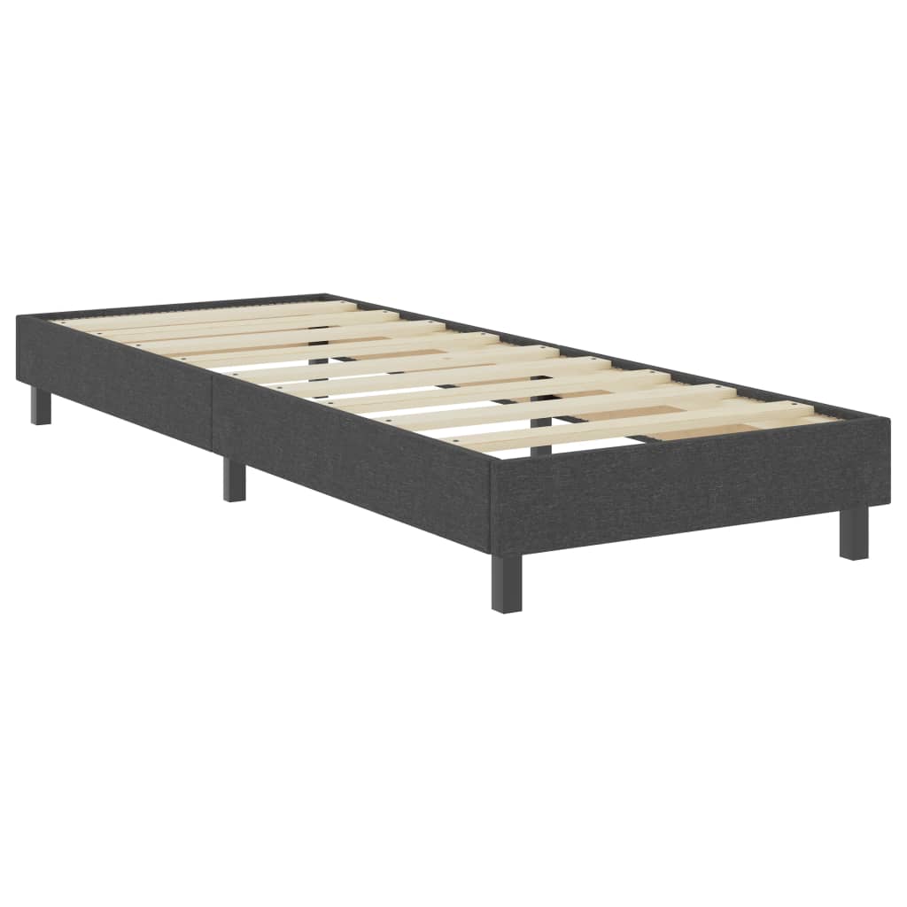 Boxspringframe stof grijs 80x200 cm