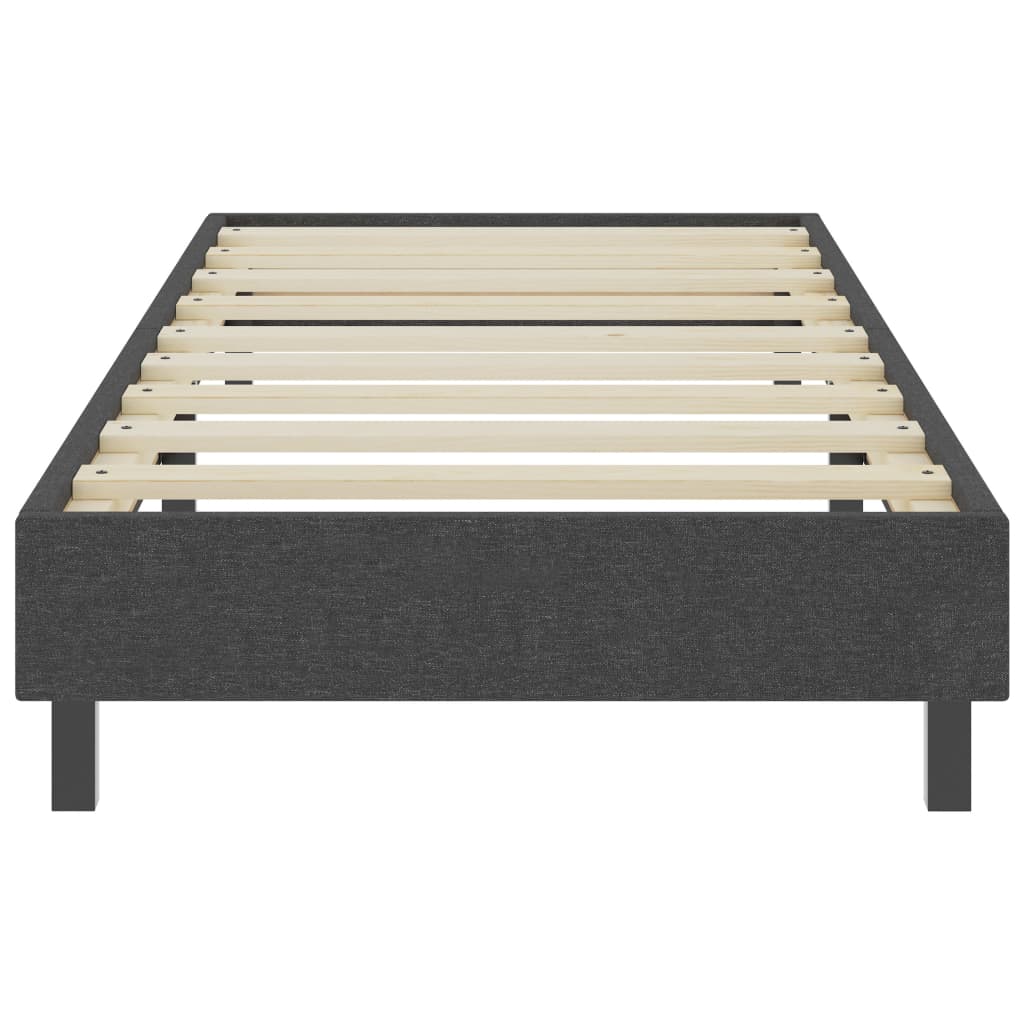 Boxspringframe stof grijs 80x200 cm