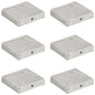 Paalkappen Piramide Gegalvaniseerd 91 x 91 mm Metaal