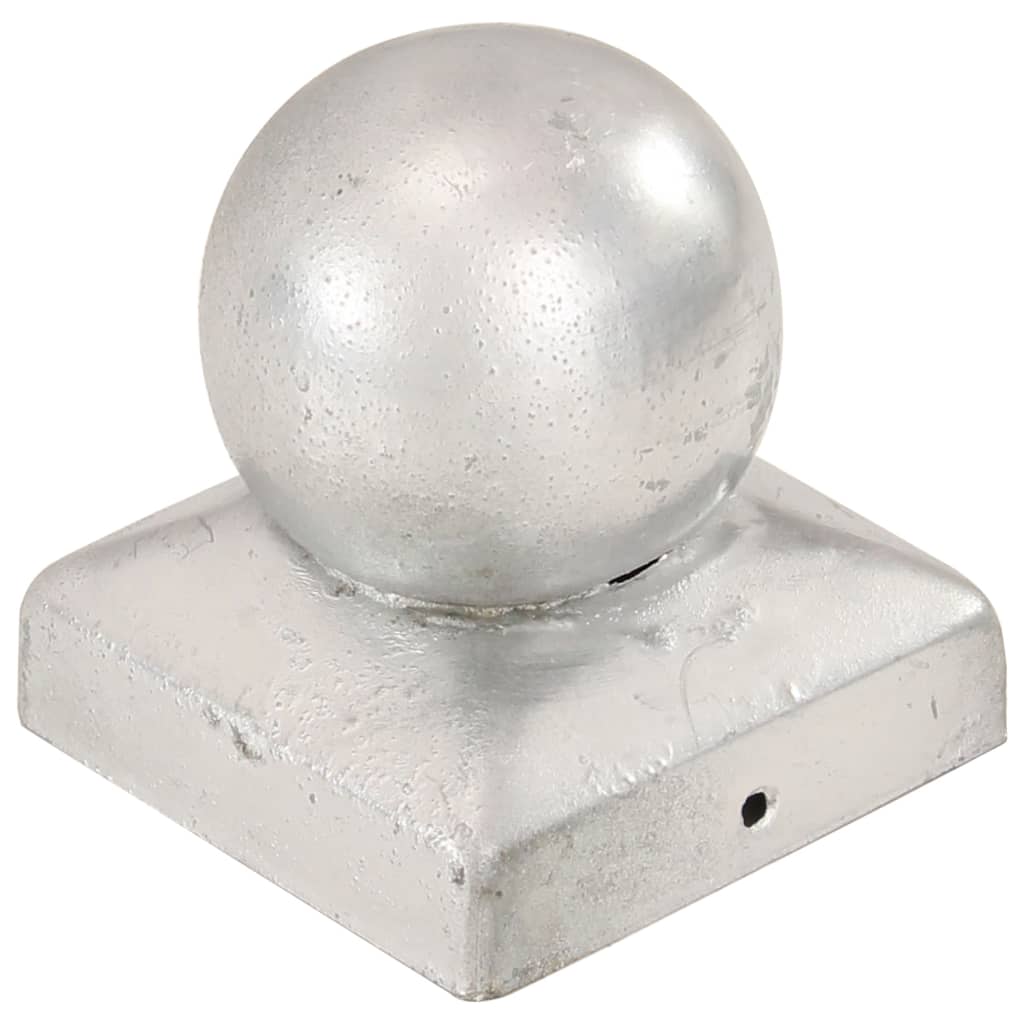 Paalkappen Bol Gegalvaniseerd 71 x 71 mm Metaal
