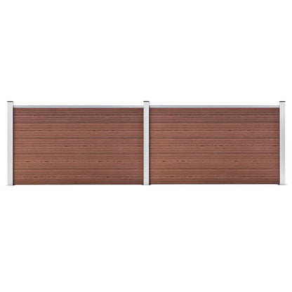 Schutting 353x106 cm HKC bruin