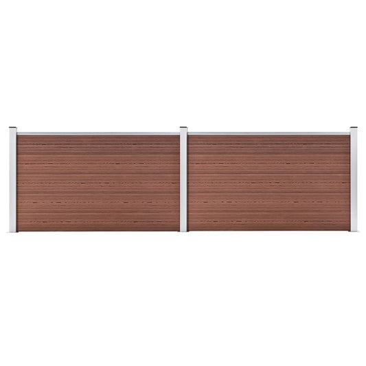 Schutting 353x106 cm HKC bruin
