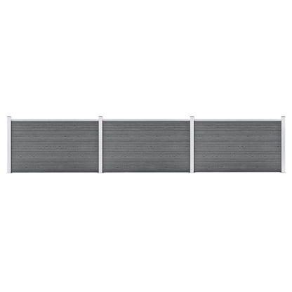 Schutting 526x106 cm HKC grijs