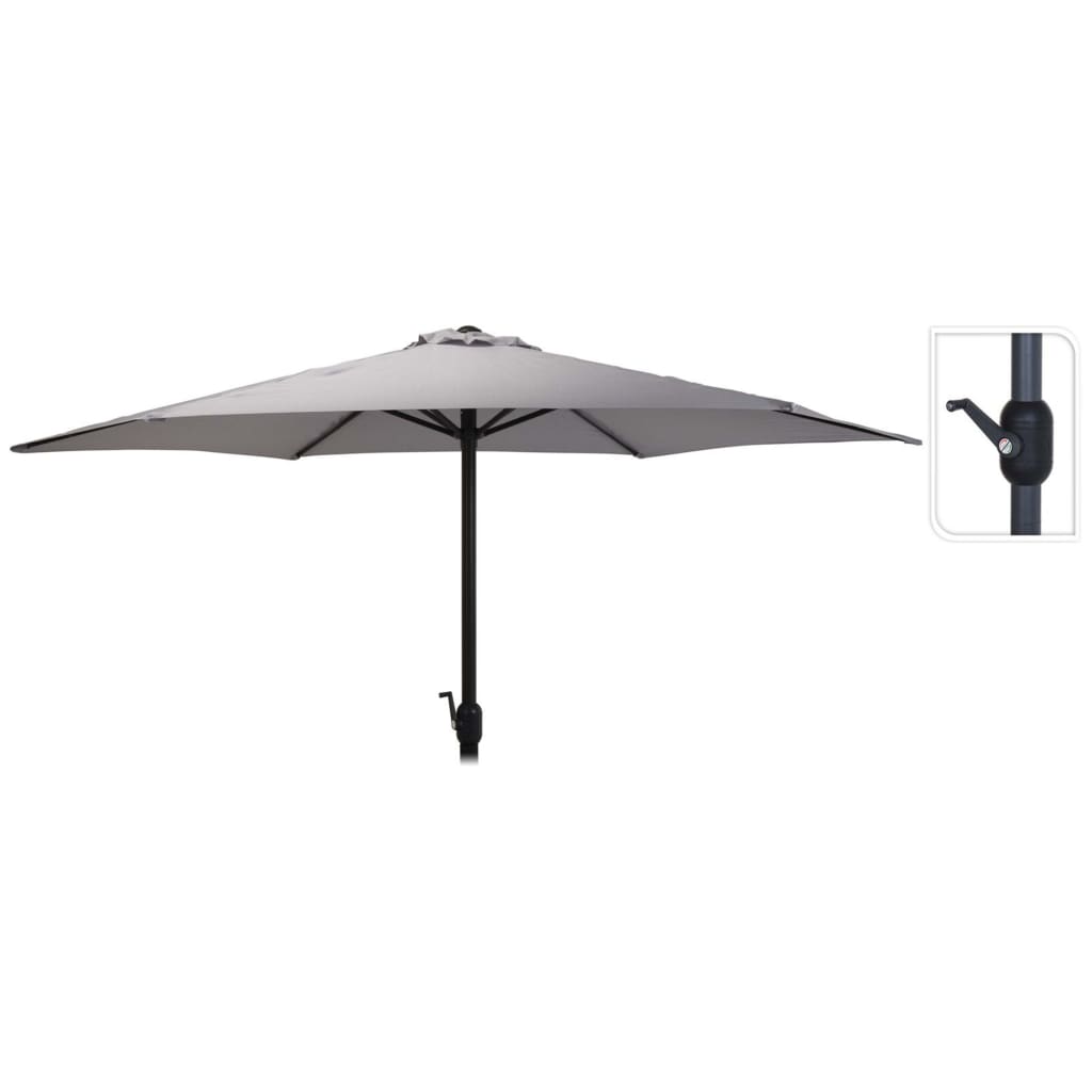 Parasol Monica 270 cm lichtgrijs