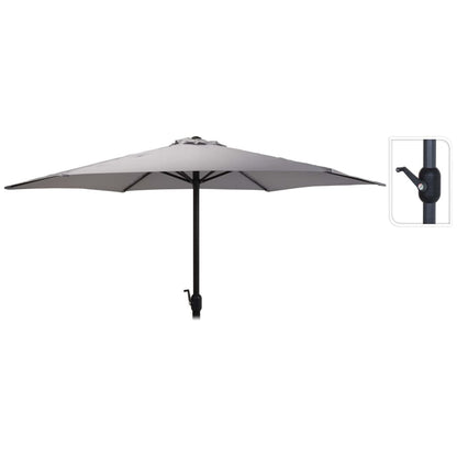 Parasol Monica 270 cm lichtgrijs