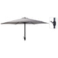 Parasol Monica 270 cm lichtgrijs