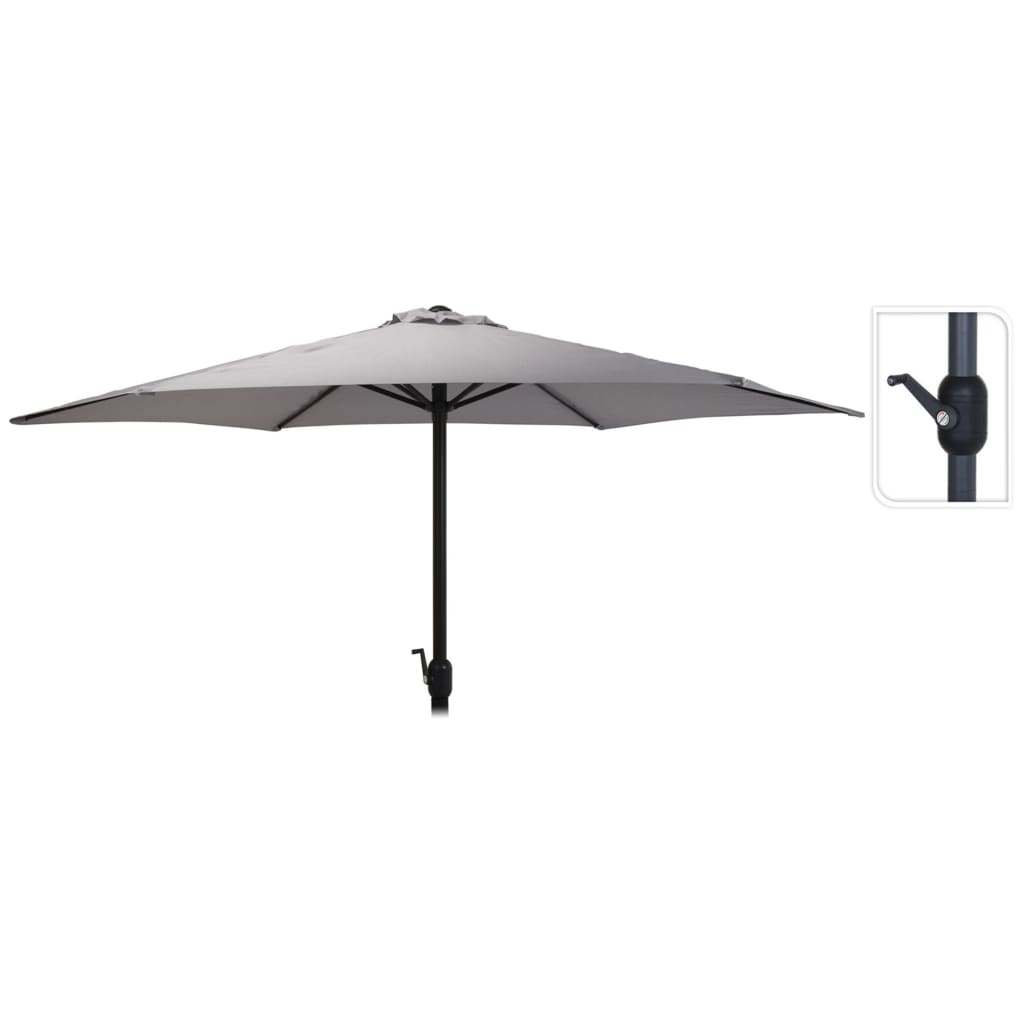 Parasol Monica 270 cm lichtgrijs