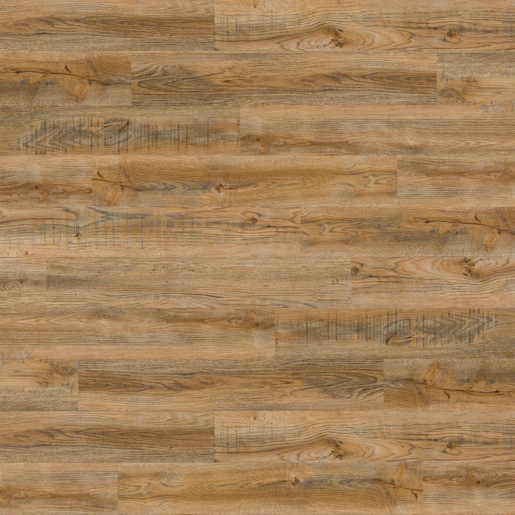 Wallart Planken Hout-Look Gerecycled Eikenhout 15 Vintagebruin