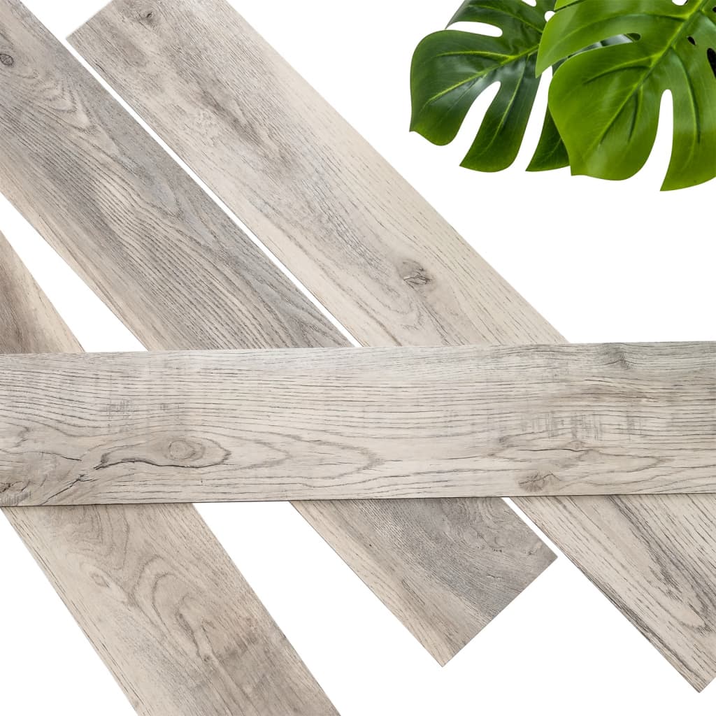 Wallart Planken Hout-Look Schuurhout Eiken Whitewash 15 Waswit