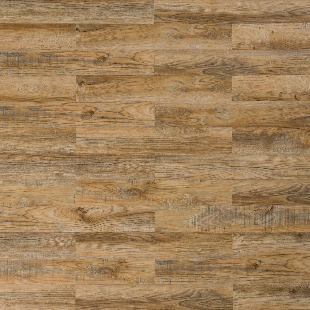 Wallart Planken Hout-Look Gerecycled Eikenhout Vintagebruin