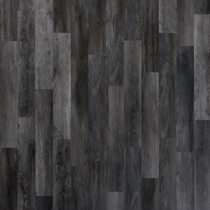 Wallart Planken Hout-Look Schuurhout Eiken As Grijs